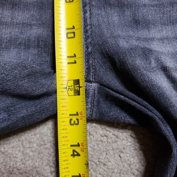 Judy Blue Jeans Womens 15/32 Gray Stretch Skinny Fit Distressed Faded Raw Hem - Picture 10 of 10